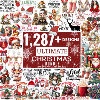 CHRISTMAS ULTIMATE BUNDLE, 1287 Designs ON SALE